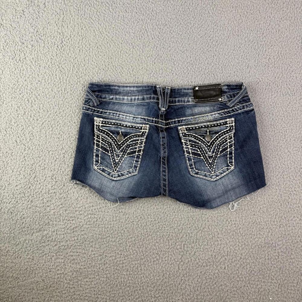 Vigoss Distressed Cut Off Denim Shorts Medium Wash Women's 30x2